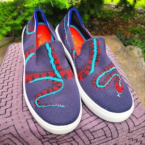 Rothy's Kids Snake-Print Shoes, Size 4